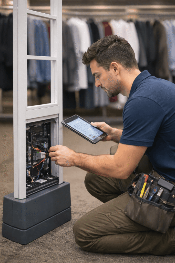 ایمن موج - دزدگیر لباس چگونه کار میکند؟ ایمن موج - دزدگیر لباس چگونه کار میکند؟